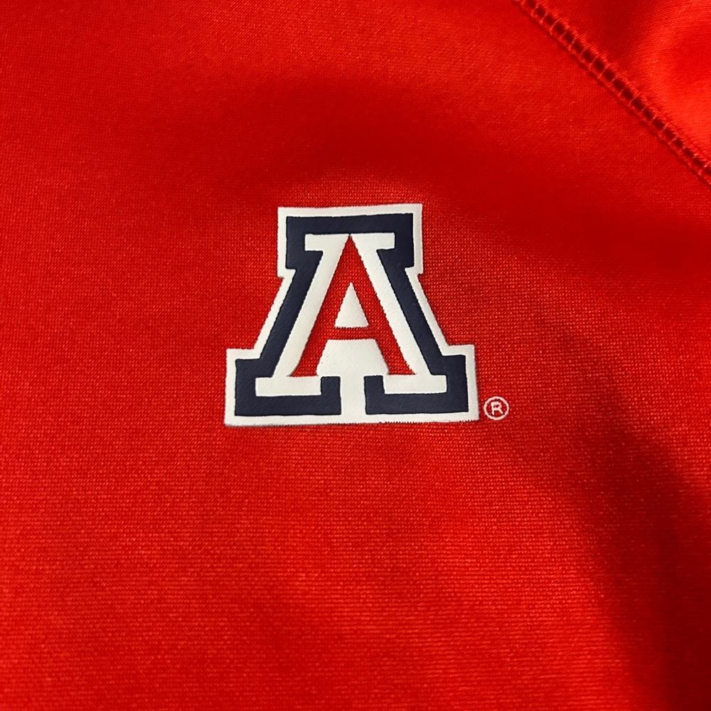 University of Arizona Wildcats 1/4 Zip Pullover - Red - Women's Large - Picture 3 of 5